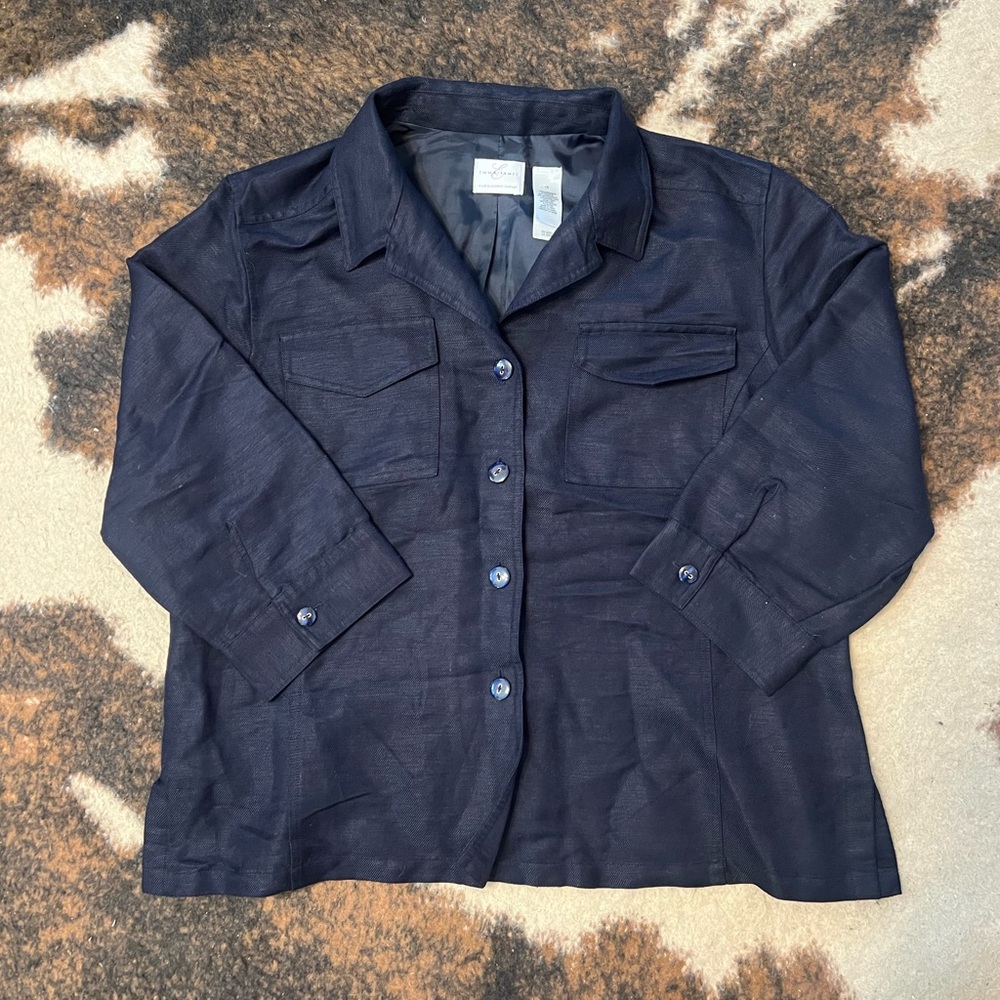 Liz Claiborne Dark Blue Blazer